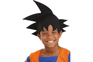 FUN COSTUMES Kids Dragon Ball Z Goku Wig | Costume Headpiece for Child Anime Cosplay | Halloween Party and Dress Up Play
