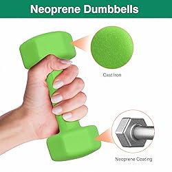 PONE FIRST Dumbbell Hand Weight Pairs – Neoprene