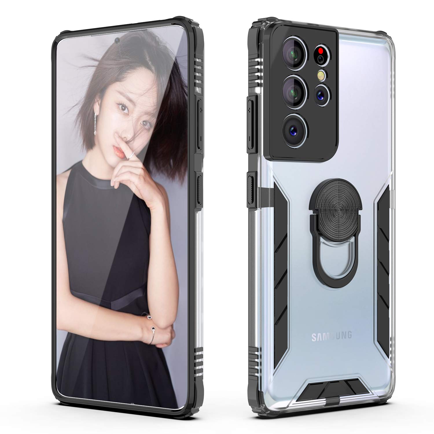 WATACHE for Samsung Galaxy Z Flip 6 Case, Bling Glitter Flip Case for Girls Women, Cute Shiny Sparkle Shockproof Cover Protective Phone Case for Galaxy Flip 6 Phone Case Cover 2024 5G(Yellow)