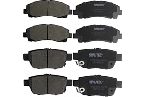 SIPAUTEC-8pcs Front and Rear Ceramic Disc Brake Pads Set Replacement For (2009-2014 Acura TL),For (2006-2014 Honda Ridgeline)
