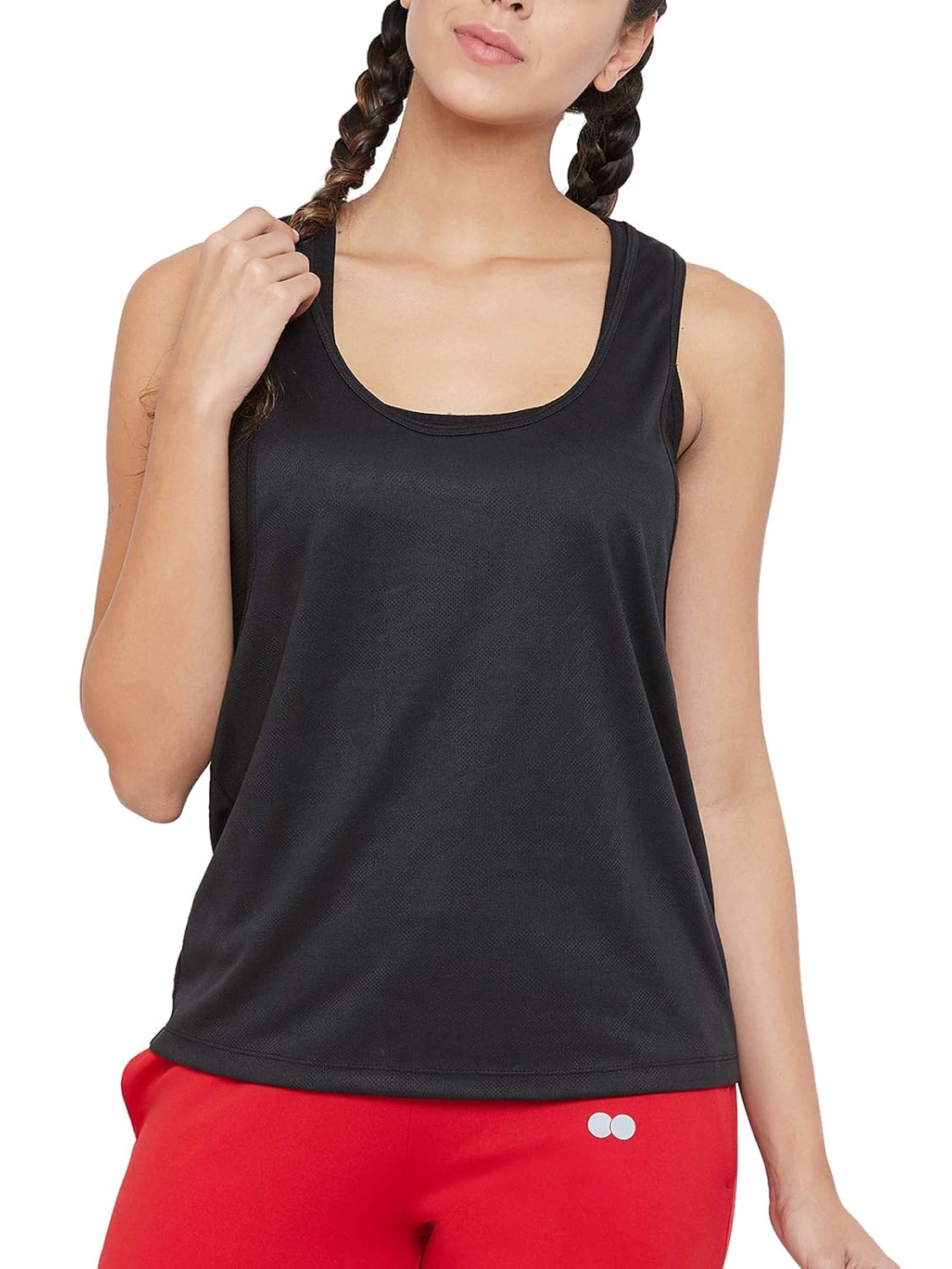 Buy Clovia Women's Polyester Activewear Basic Tank Top at Amazon.in