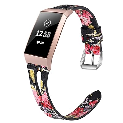 NANW Genuine Leather Bands for Fitbit Charge 4/3 Kuwait Ubuy