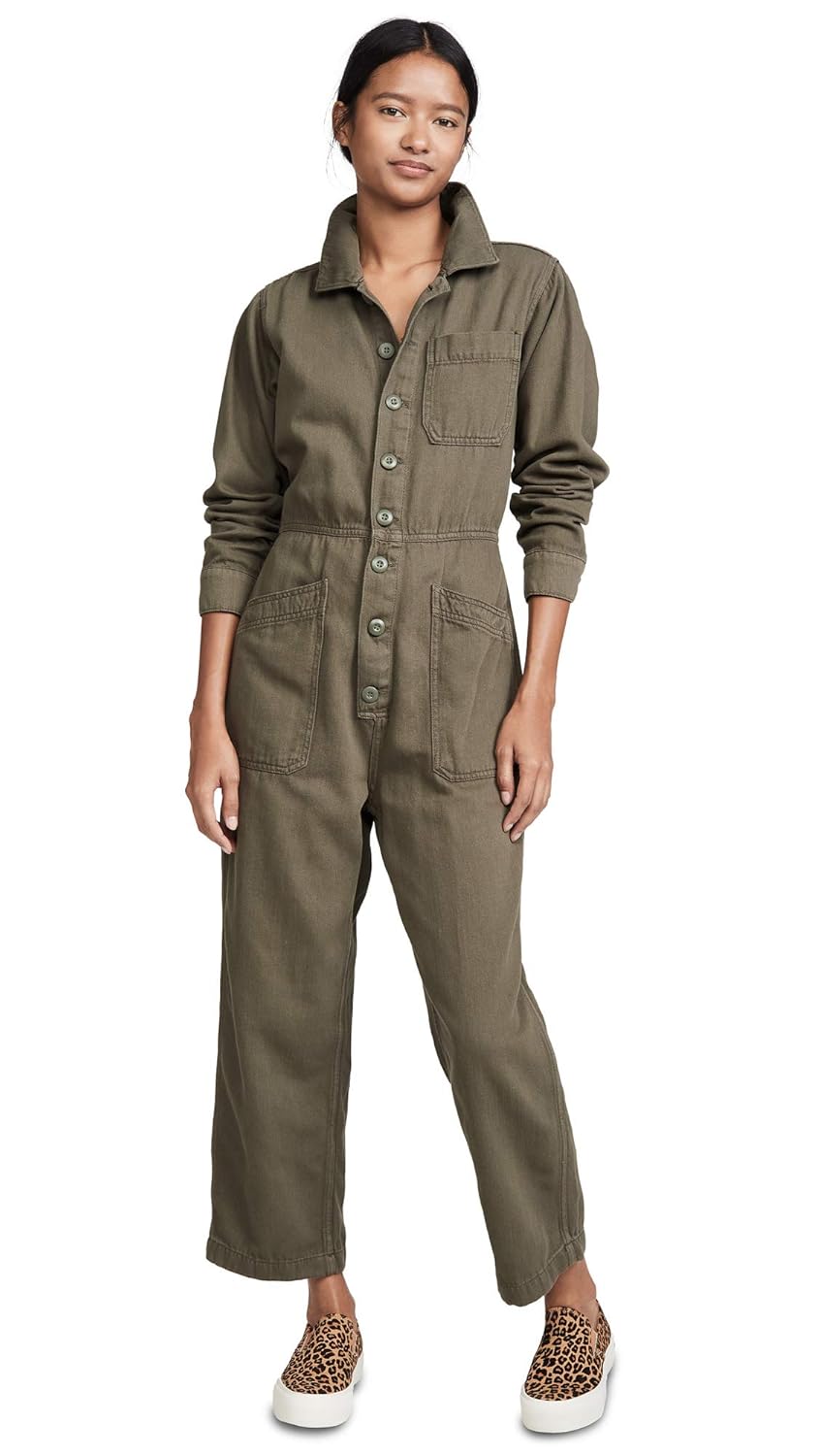 Buy Free People Women's Gia Jumpsuit, Army, Green, Large at Amazon.in