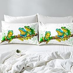 Erosebridal Cartoon Frog Comforter Set Twin