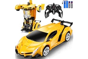 CHRIDARK Remote Control Car Toys - Transforming RC Cars for Kids & Boys Toys - One Button Transformation and 360 Degree Rotating Drifting - Gifts for Boys and Girls