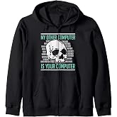 Cyber Hacker, Computer Security Expert, Cybersecurity Zip Hoodie