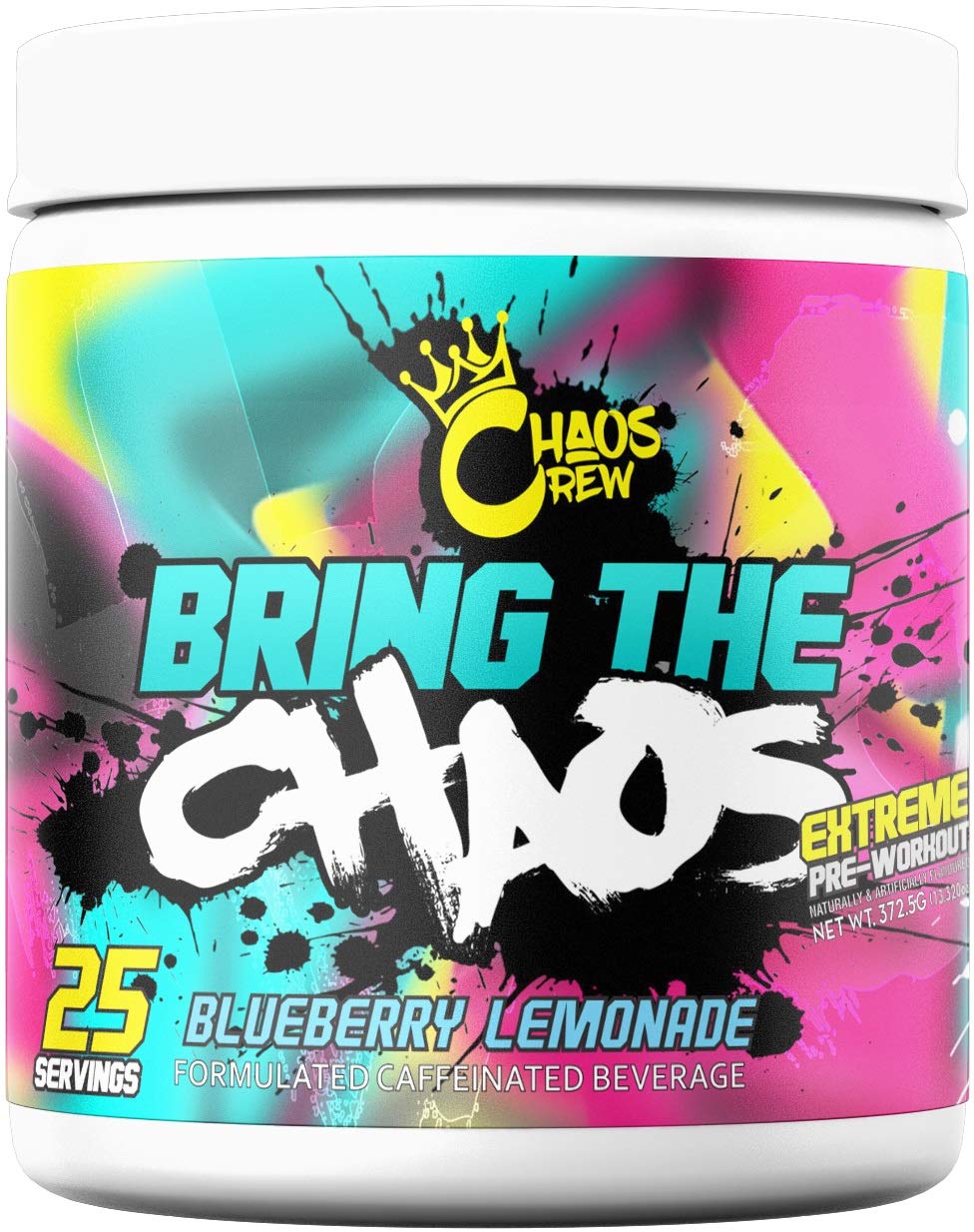 Bring The Chaos Pre Workout 372g (Sour Gummy) (Blueberry Lemonade