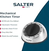 Salter Mechanical Kitchen Timer 60 Minute Countdown Egg Timer Twist Dial view 2