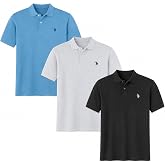 U.S. Polo Assn. 3 Pack Men's Classic Polo Shirt