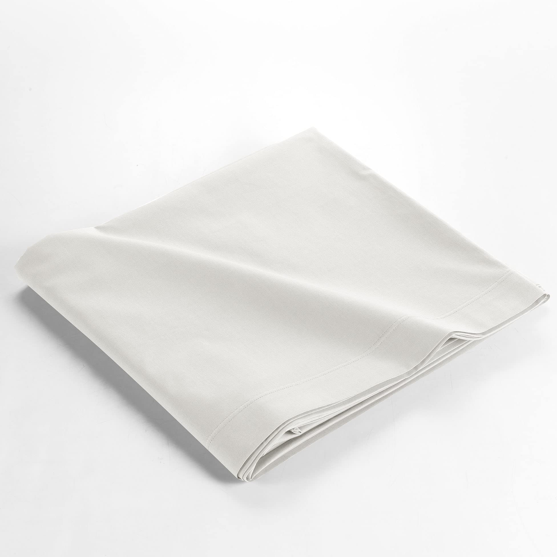 douceur d'intérieur Flat Sheet 240 x 300 cm 100% Organic Cotton Biolina White