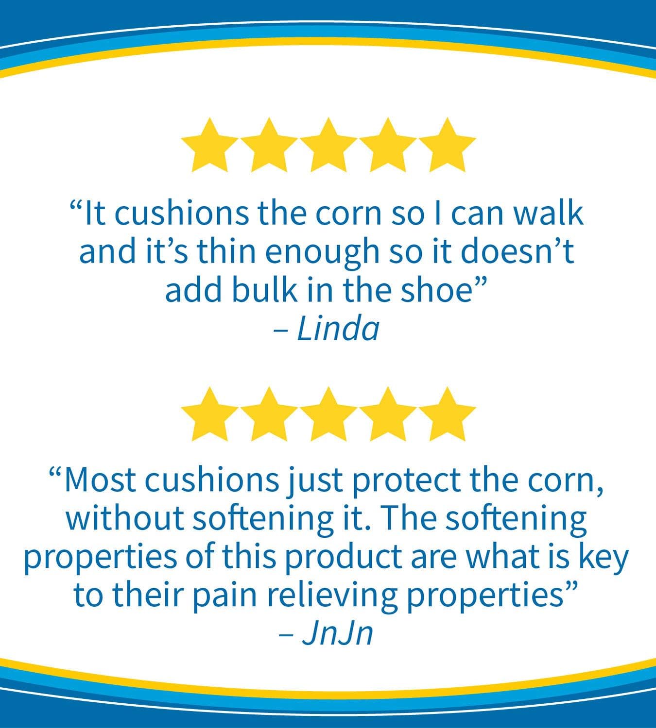 Dr. Scholl's CORN CUSHION with Duragel Technology, 6ct // Cushioning Protection against Shoe Pressure and Friction that Fits Easily In Any Shoe for Immediate and All-Day Pain Relief: Health & Personal Care