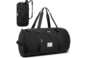 Lyweem 60L Duffle Bag for Men Travel Duffel Bag Lager Size for Women Weekender Overnight with Shoes Compartment Multifunction