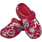 FOCO NCAA Mens NCAA College Team Logo Garden Water Sandals Shoes Slipper Clogs with Stap