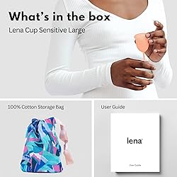 Lena Sensitive Menstrual Cup Large – Reusable