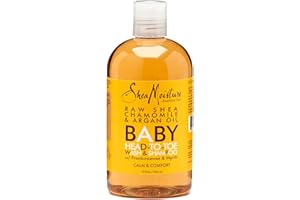 SHEAMOISTURE Shea Moisture Raw Shea Butter Chamomile & Argan Oil Baby Head-to-Toe Wash & Shampoo - 13 oz