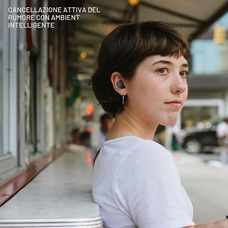 Vibe Buds 2 - Auricolari con cancellazione del rumore, colore: Bianco