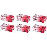 ACCO Small Binder Clips, Steel Wire, 5/16 Cap., 3/4w, Black/Silver, 6 Packs (ACC72020X6)