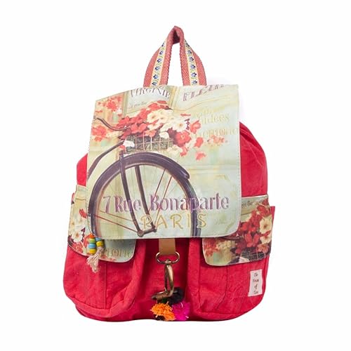 The House Of Tara WomenS Backpack Handbag(Multicolour, Htbp 082)