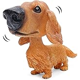 COGEEK Bobble Head Dog for Car Shaking Puppy Car Dashboard Decor(Dachshund) | Nodding Doggy Decoration,Cute Car Decor,Resin Material,Vehicle Home Office Desk Ornament,Ideal Gift for Dog Lovers