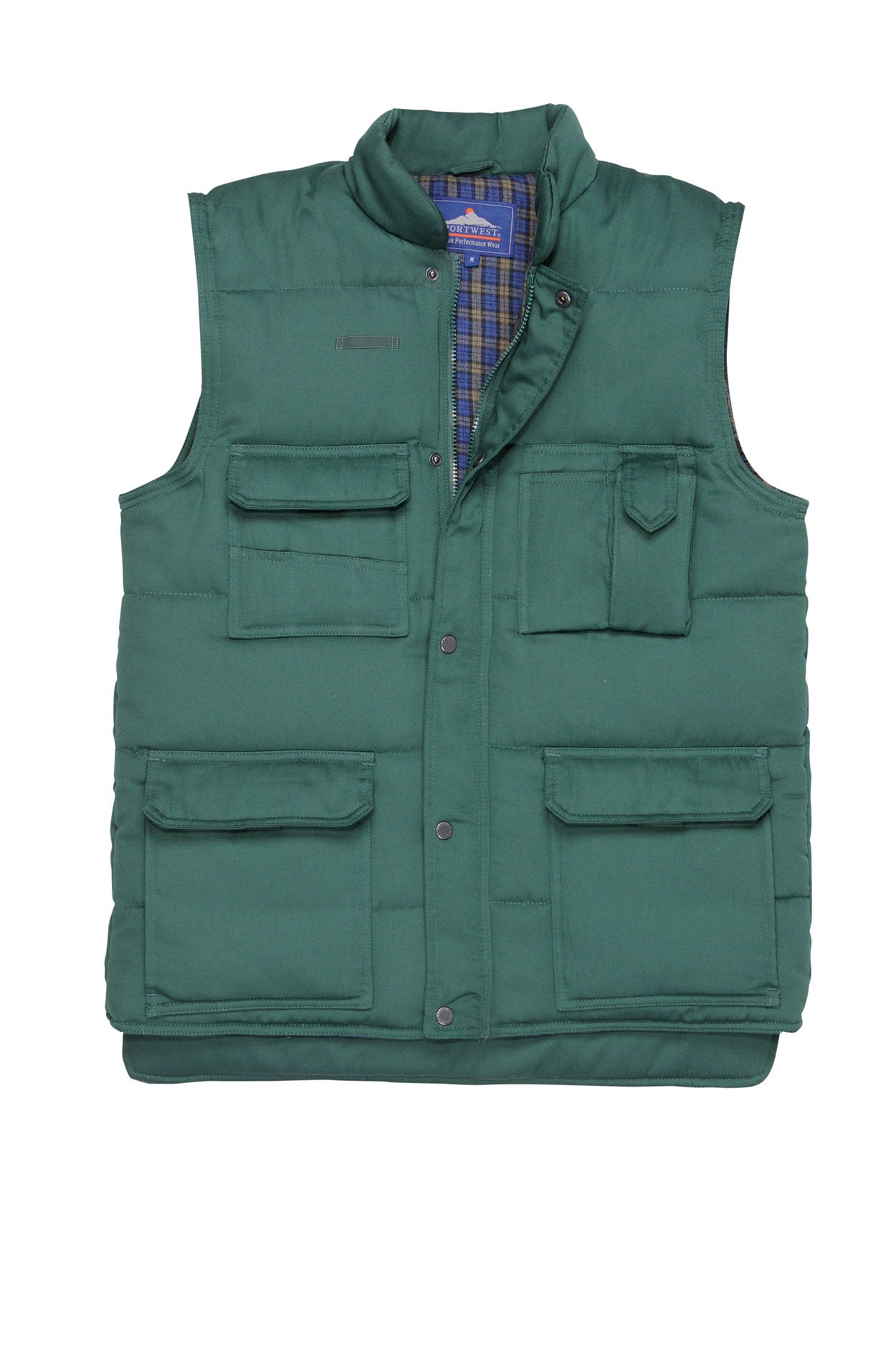 Portwest Shetland Bodywarmer, Size: S, Colour: Bottle Green, S414BGRS