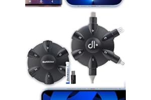 COMFYCOCOON DustKiller Phone Cleaning Kit, Fits iPhone iPad Airpod & USB C Charging Port, Cable and Connector with Type-C Cleaner Tool,All in One Tools Cleaning Dust Inside Out, Restore Unreliable Connections