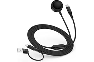 for Samsung Galaxy Watch Ultra Charger Cable, 2 in 2 for Samsung Phone and Watch Magnetic Wireless Charger Fast Charging Cord