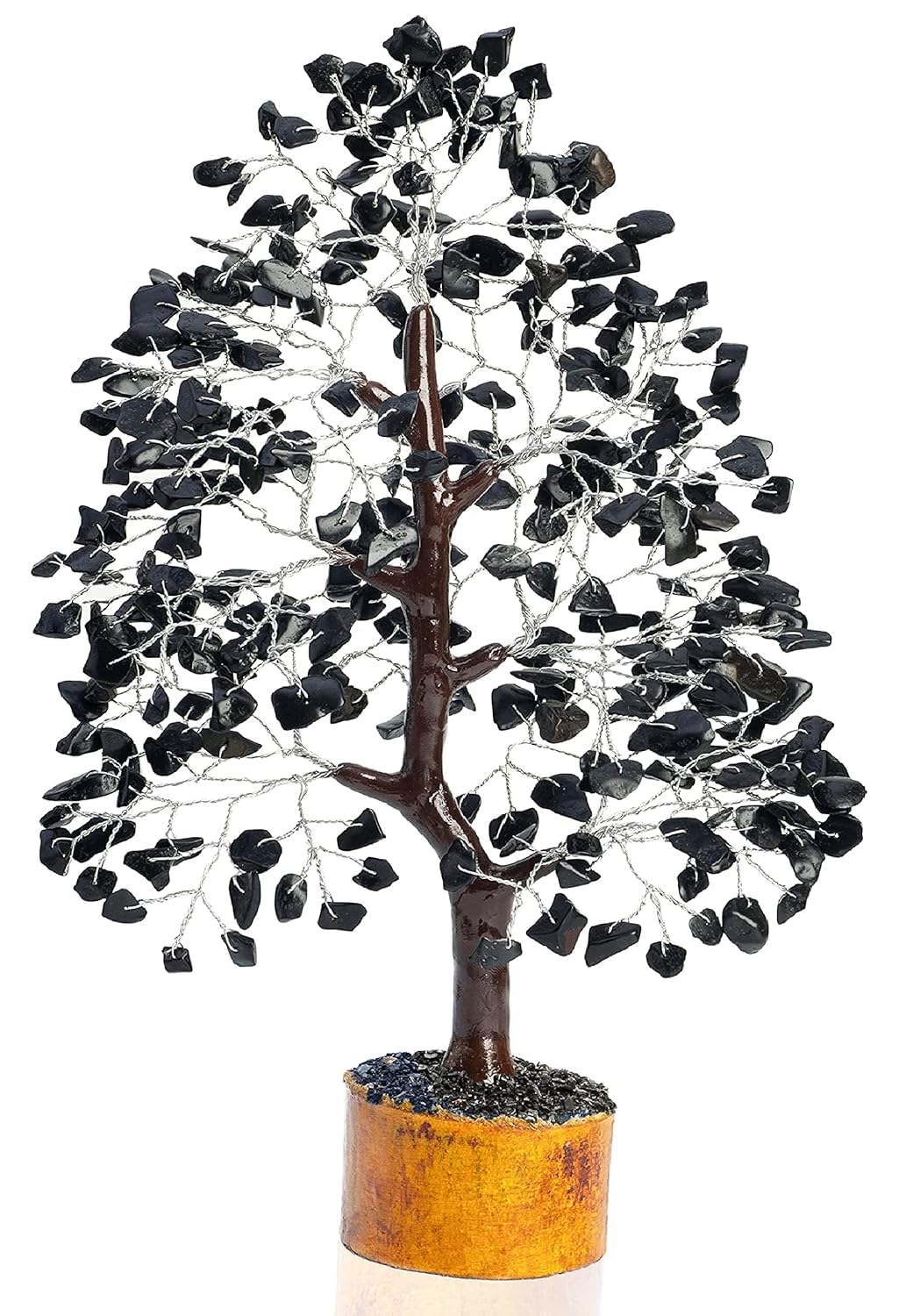 Crocon Black Tourmaline Crystal Chakra Tree of Life Spiritual Healing Meditation Gift Bonsai Tree for Home & Room Decor Crystal Gift for Women Mum Birthday Gifts for Women Men Housewarming Present