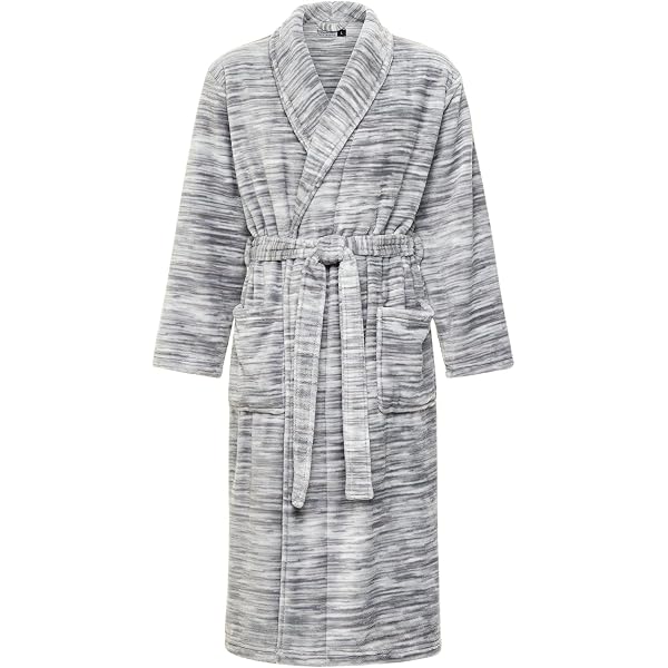 Peignoir Long Femme En Polyester - Col Châle, Motif Paisley, Pour Spa, Maison, Chemise De Nuit Décontractée - 7