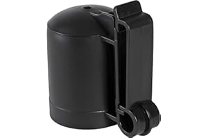 Zareba ITCPB-Z T-Post Safety Cap and Insulator, 10 per Bag, Black