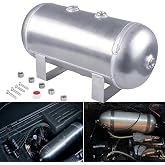 CNRAQR 1.6 Gallon Air Tank 6 Liter 1/4NPT Aluminum | for Train Truck Trailer Train Auto Air Lift Suspension Heavy Duty Air Horn Compressor Air Compressor Onboard System