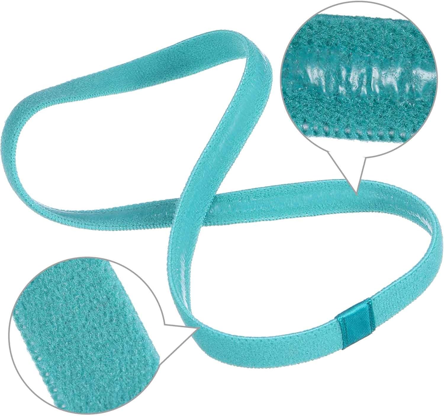 9 Pieces Thick Non-Slip Elastic Sport Headbands, Elastic Silicone Grip Exercise Hair and Sweatbands for Yoga (Assorted Colors) - Image 3