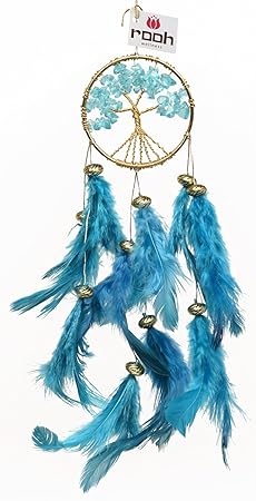 rooh Dream Catcher Handmade Hangings ~ Healing Tree ~ for Positivity