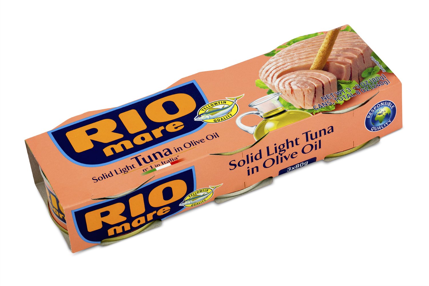Rio Mare Insalatissime Mexican Tuna Salad Ready To Eat 3 Cans 5.64 Ounce Each