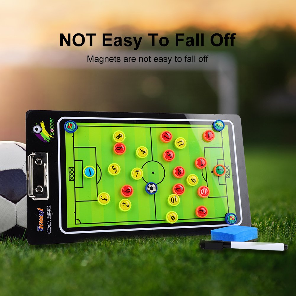 Lavagna Tattica Calcio SMARTPEAS 90x60cm Con Magnetini E Borsa Trasporto Accessori Tattica Calcio