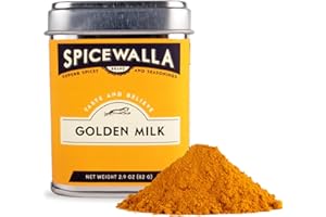 Spicewalla Golden Milk Powder - Cinnamon, Ginger, Turmeric Drink Tea or Latte Mix