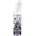 Bugalugs Dog Paw Cleaner No Rinse Foam Cat & Dog shampoo with Silicone Brush Head, waterless grooming products. Travel friendly paw cleaner for dogs defeat muddy paws on The go (Lavender & Chamomile)