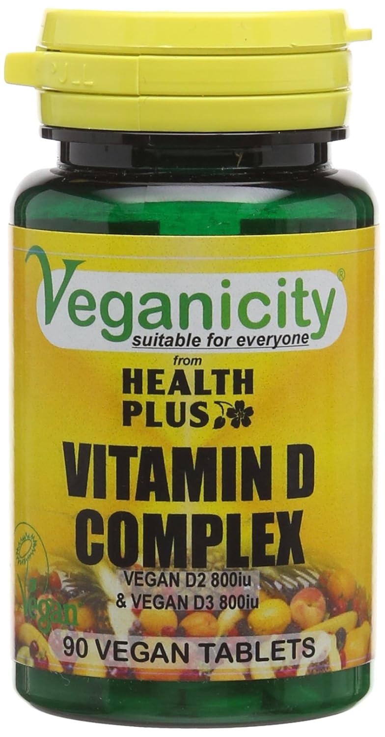 Veganicity Vitamin D Complex 1600iu (40µg) Vitamin D Supplement 90