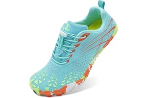 Scurtain Unisex Mens Womens Athletic Hiking Water Shoes Quick Dry Barefoot Aqua Shoes Swim Shoes Beach Shoes with Drainage