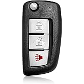 Keylessbest Replacement for 2014 2015 2016 2017 2018 2019 Nissan Rogue Key Fob Remote Control CWTWB1G767 3 Buttons 434MHz