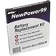 NewPower99 Battery Replacement Kit with Battery, Video Instructions and Tools for Garmin Nuvi 2595LM