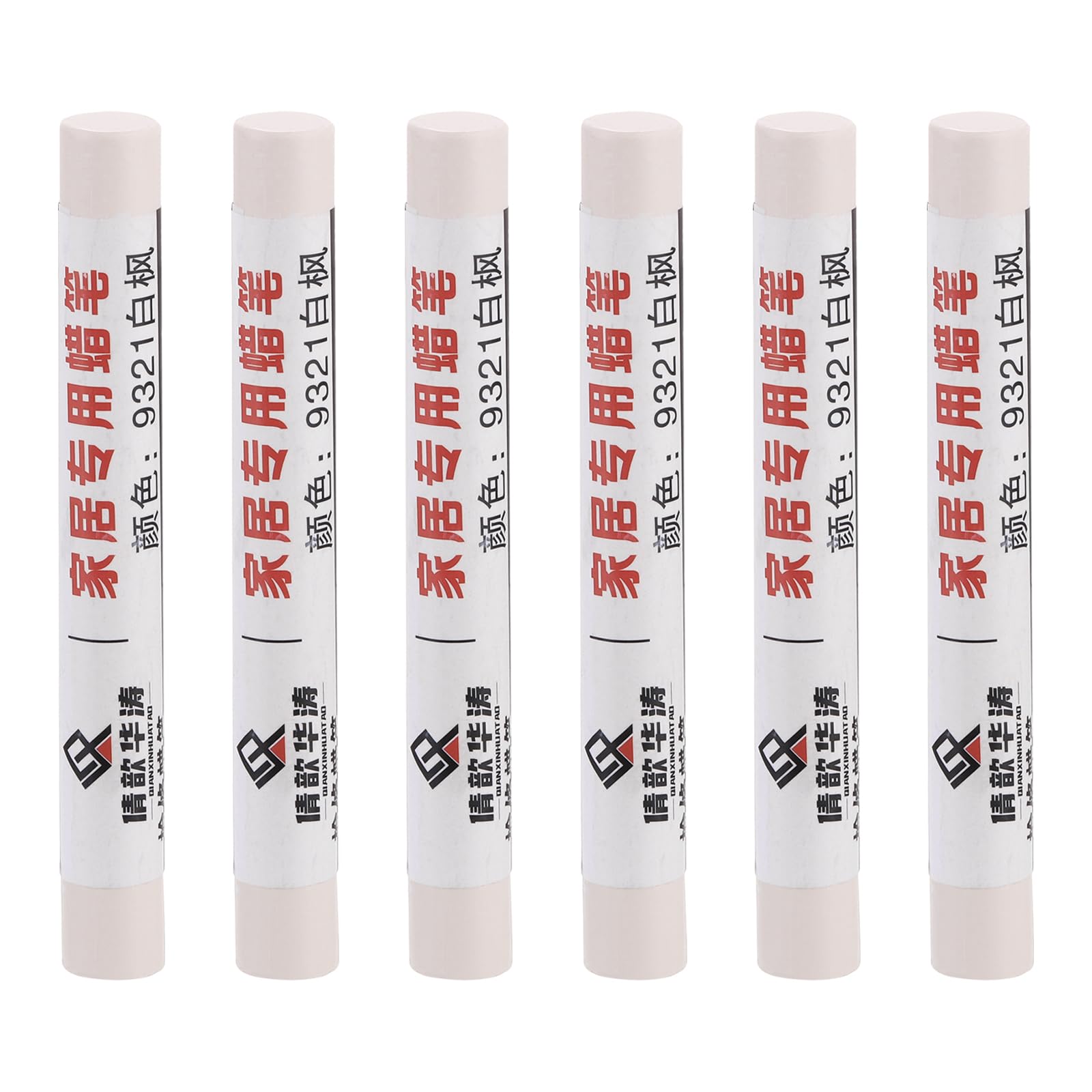 PATIKIL Furniture Repair Crayons, 6 Pcs Wax Wood Filler Sticks Wood Wax Crayons for Scratches, Wood Floor, Holes, Tables, White Maple