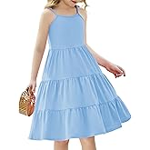 Arshiner Toddler Summer Cami Dress Boho Sundress Casual Sleeveless Dresses