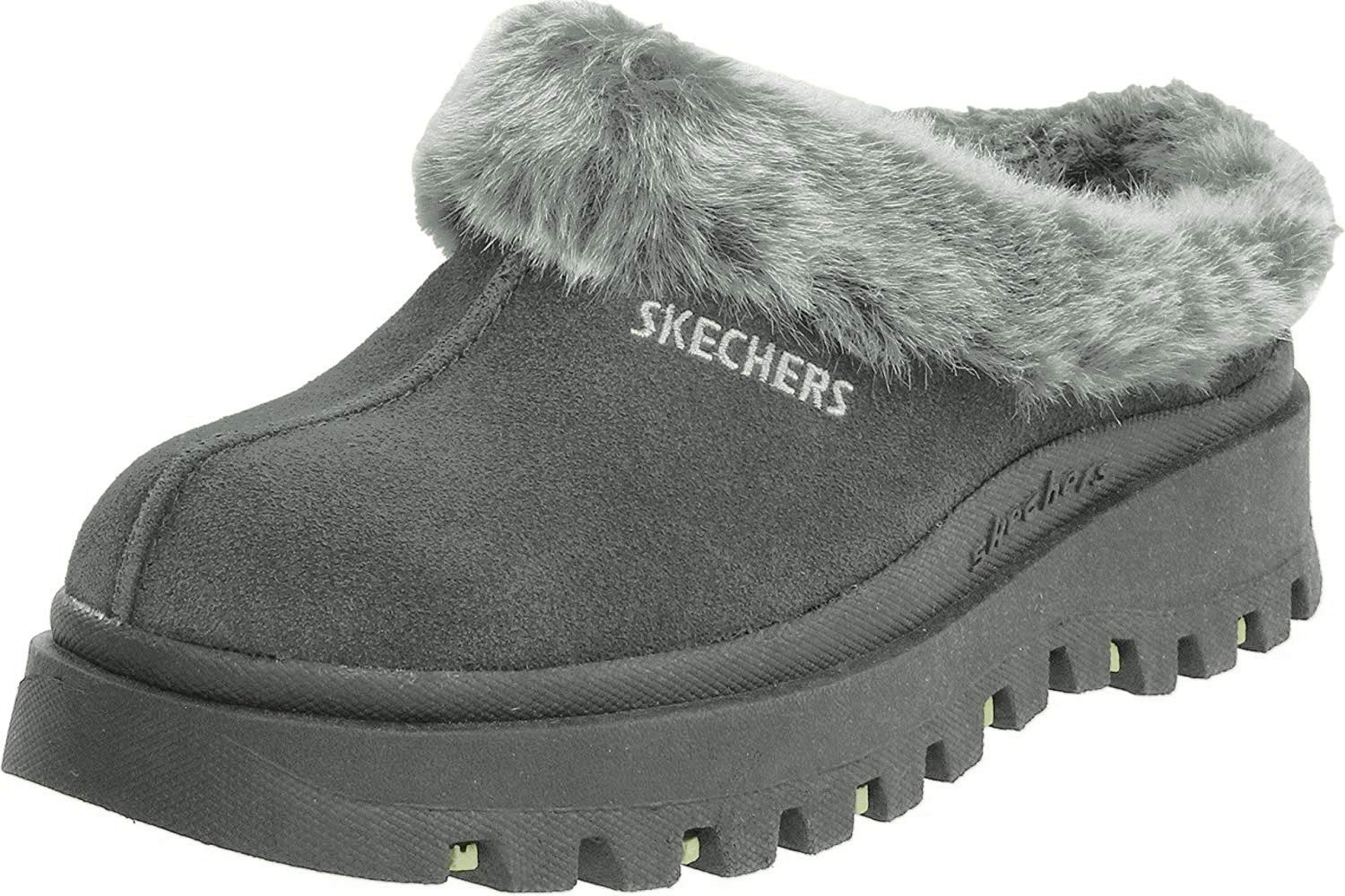 skechers fortress clog slipper