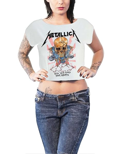 t shirt metallica donna