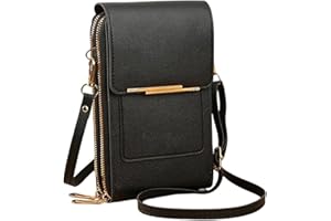 Women's Touch Screen Mobile Phone Messenger Bag - Stylish Crossbody Bag with Adjustable Strap for Phone, Cards