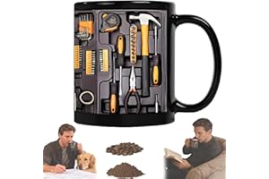 Unique Mechanic Gift Mug, The Ultimate Mechanic's Toolbox Mug, Toolbox Coffee Mug,11oz 3D Ceramic Mechanic Toolbox Coffee Cup