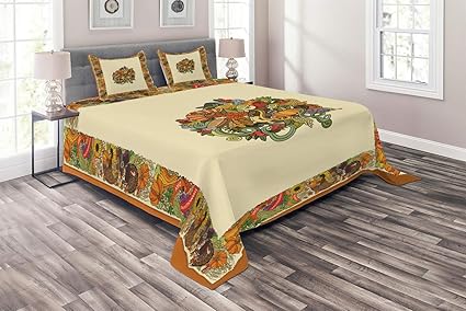 Amazon Com Babe Maps 3 Piece Set Duvet Cover King Size Pumpkin