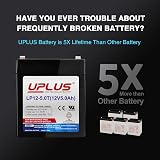 UPLUS LP12-5.0T 12V 5Ah AGM Battery Maintenance-Free view 5
