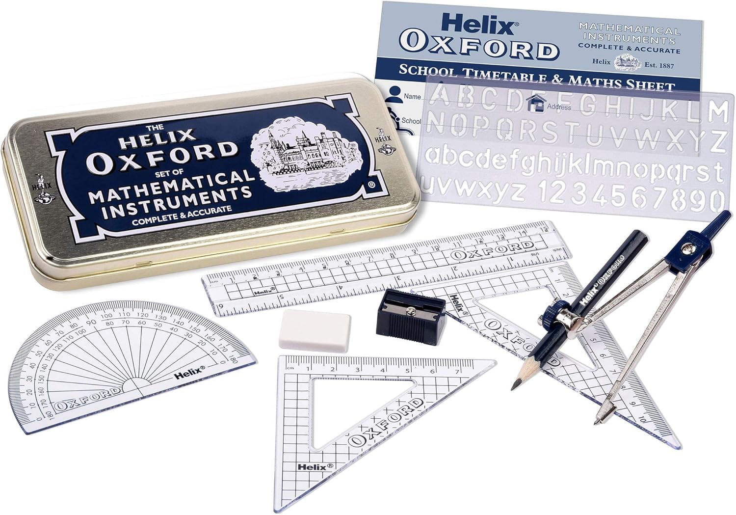 Helix Secondary School Maths Set Themed Design - New
