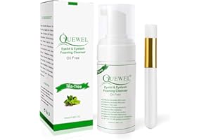 Lash Shampoo 100ml Tea Tree Eyelash Extension Cleanser Lash Foaming Cleanser Shampoo Brush Paraben & Sulfate Free Eyelash Sha